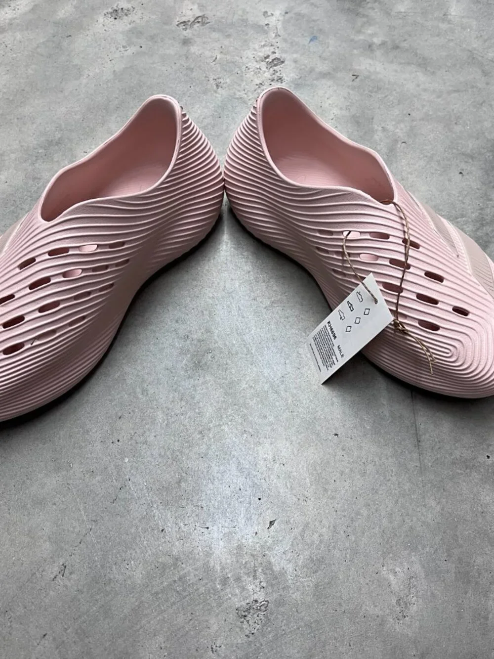 Adidas Purechill Post-Workout Recovery Slides Pink Silver Men's KH6696 - New